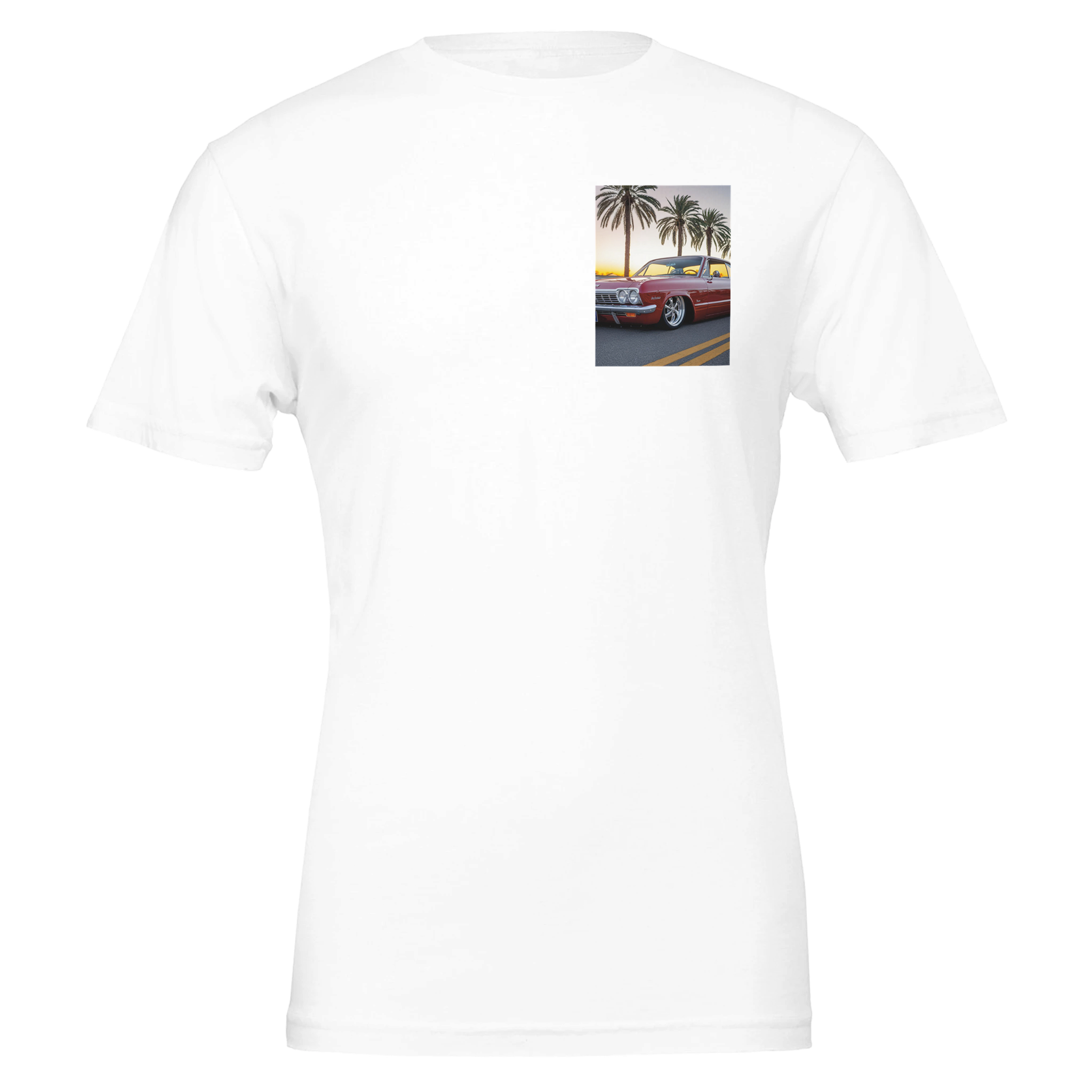 Chevy Impala 64 Cruising T-Shirt — detail view | Wild Thread Co