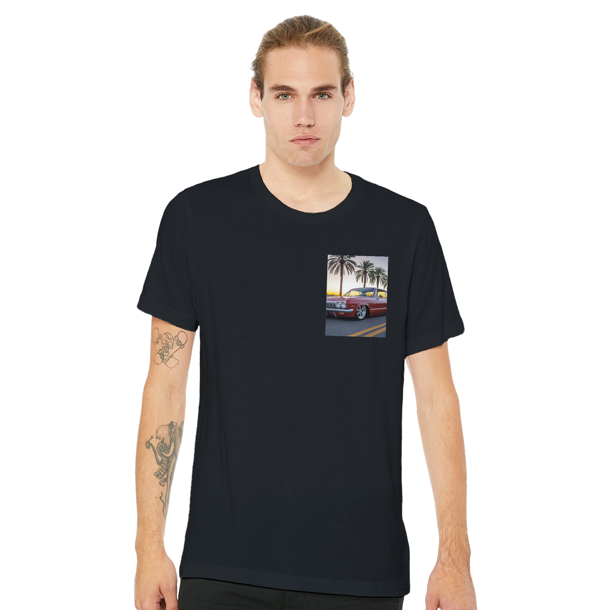 Chevy Impala 64 Cruising T-Shirt — detail view | Wild Thread Co