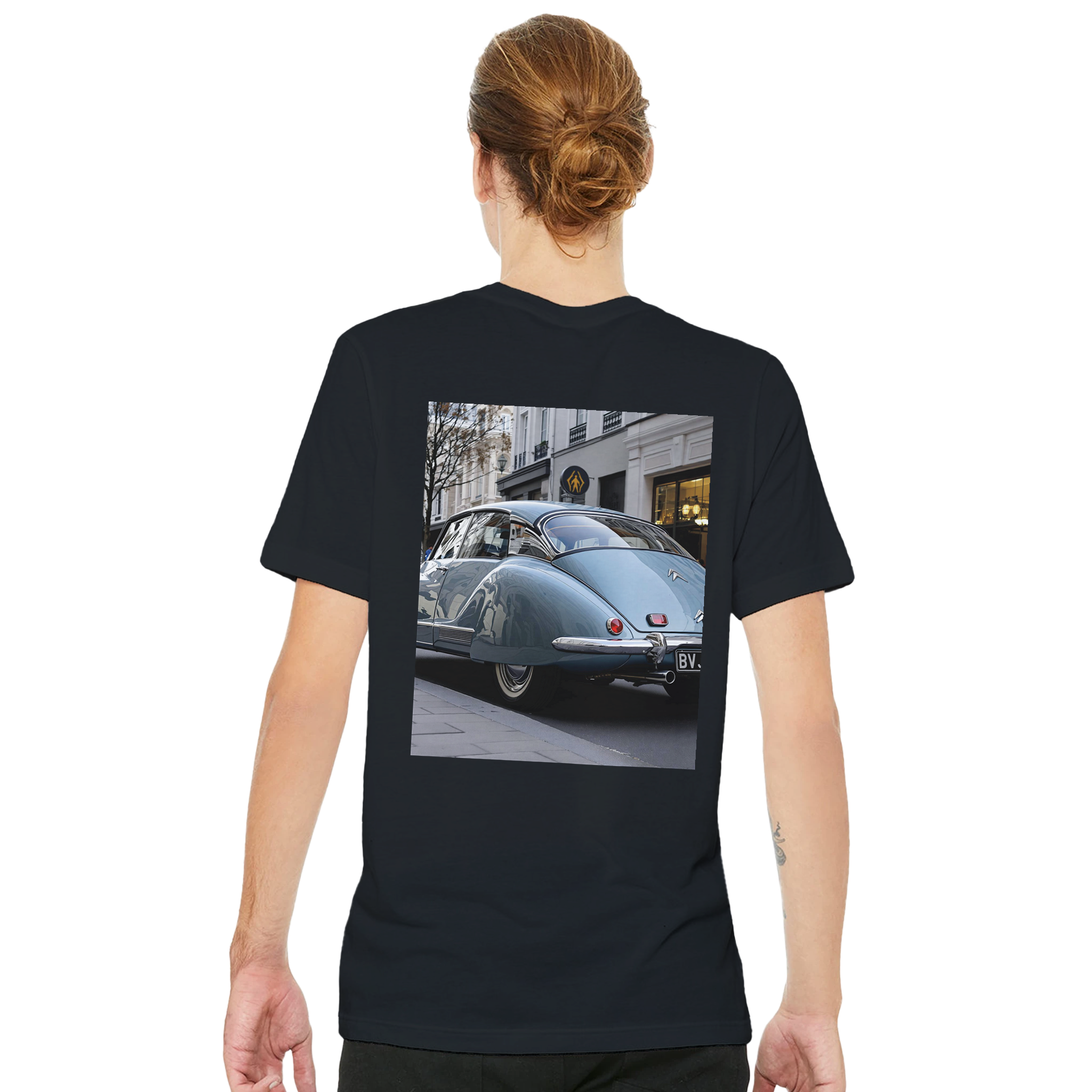 Citroen Ds Goddess UK Gift T-Shirt — detail view | Wild Thread Co