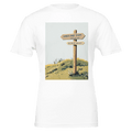 Coastal Path Signpost T-Shirt | SWCP Walking Tee Navy - Wild Thread Co