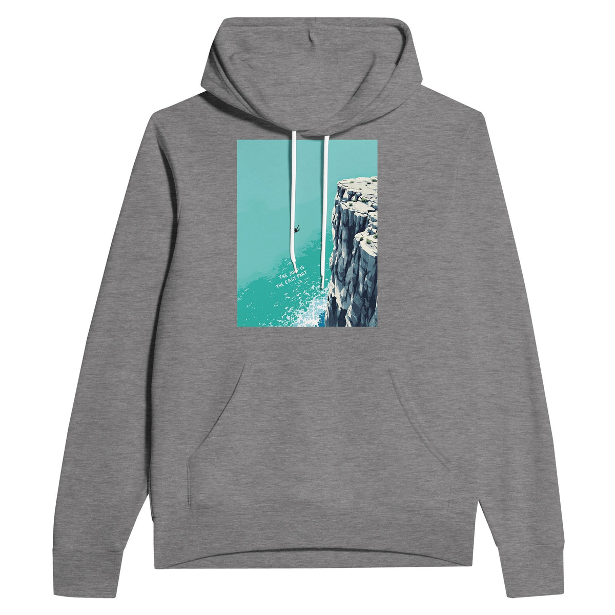 Coasteering Cliff Jump Hoodie | Adventure Sport Gift Navy Hoodie - Wild Thread Co