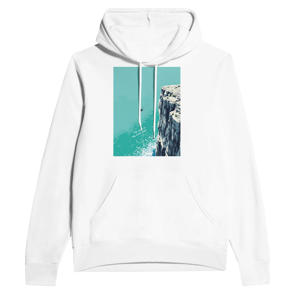 Coasteering Cliff Jump Hoodie | Adventure Sport Gift Navy Hoodie - Wild Thread Co