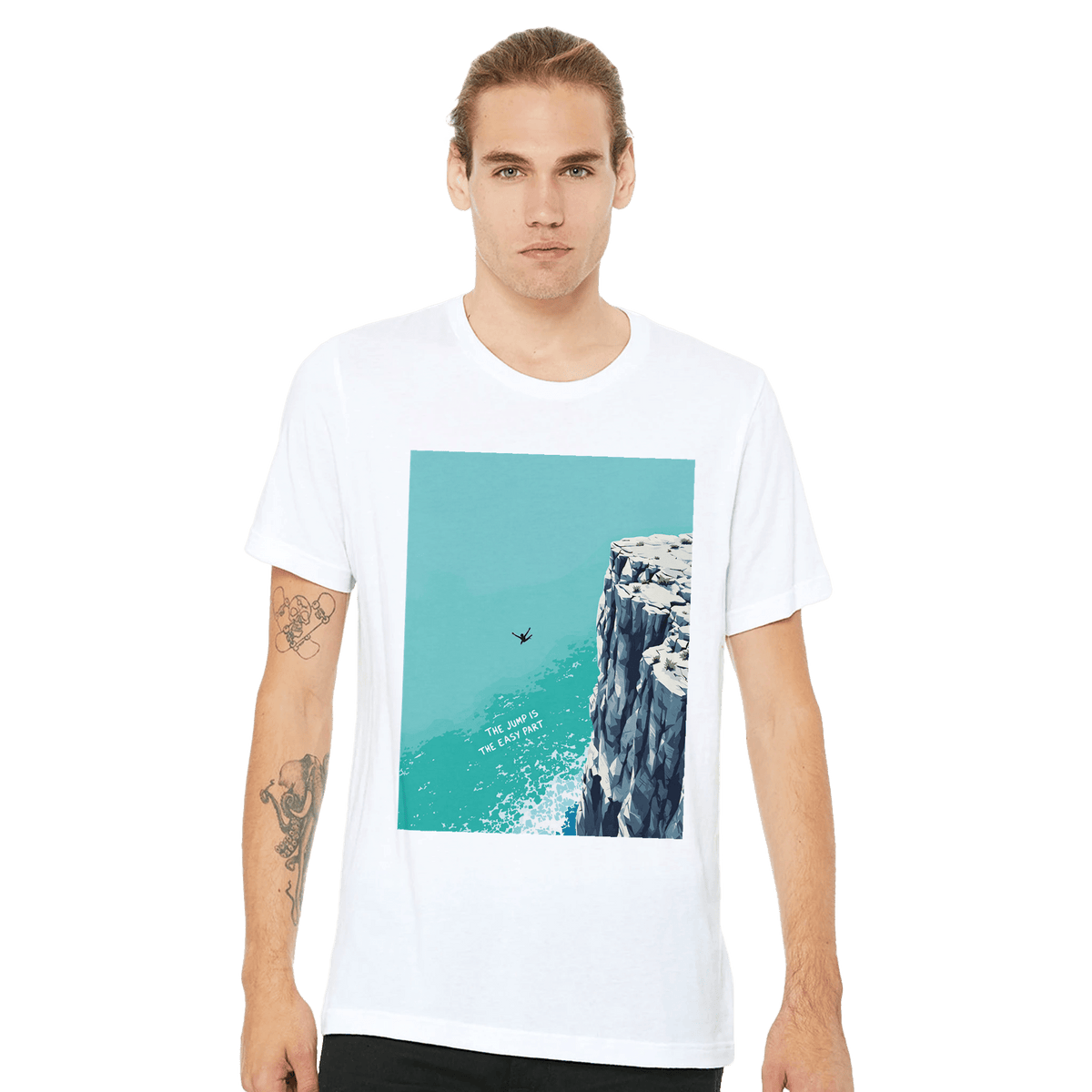 Coasteering Cliff Jump T-Shirt | Adventure Sport Gift Tee - Wild Thread Co
