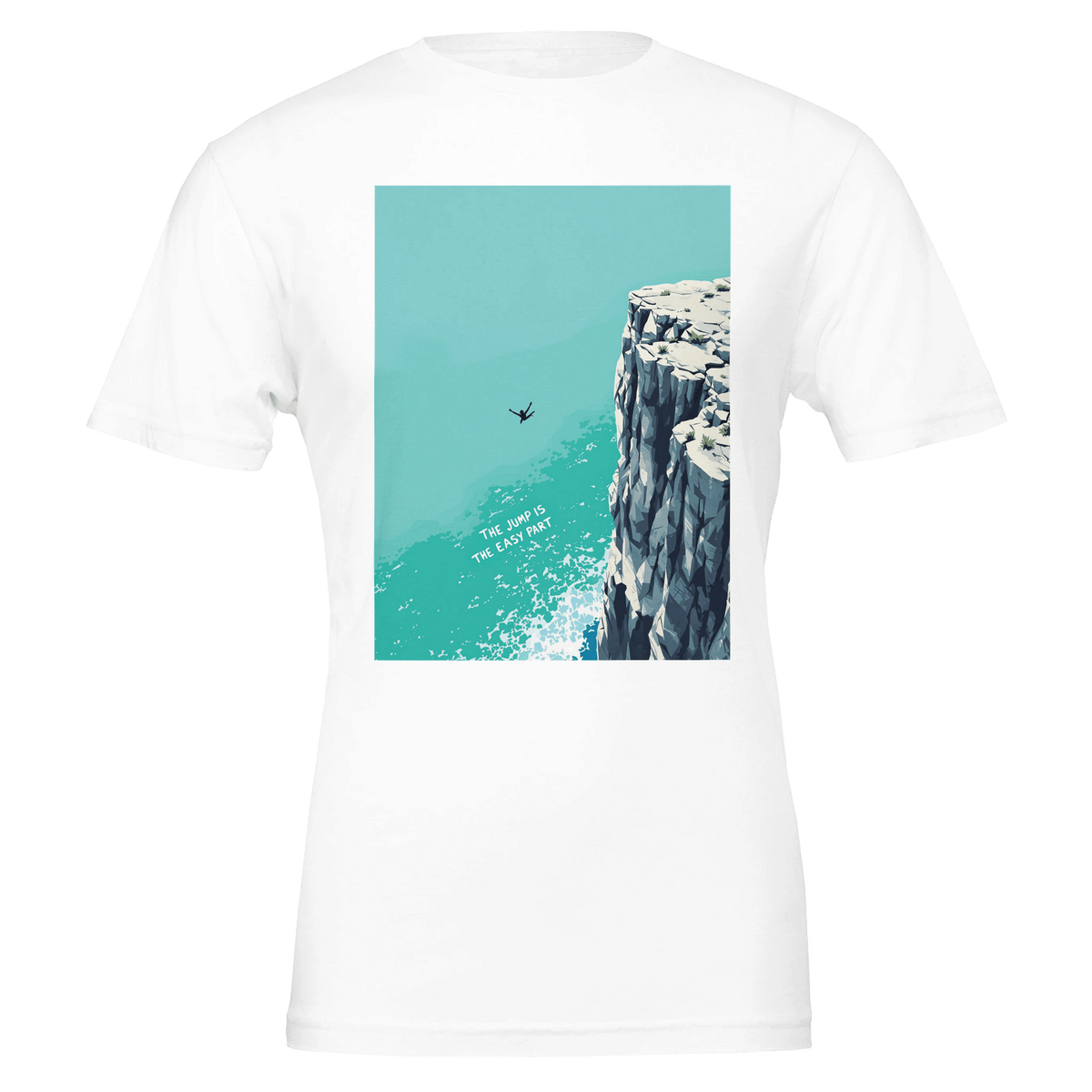 Coasteering Cliff Jump T-Shirt | Adventure Sport Gift Tee - Wild Thread Co