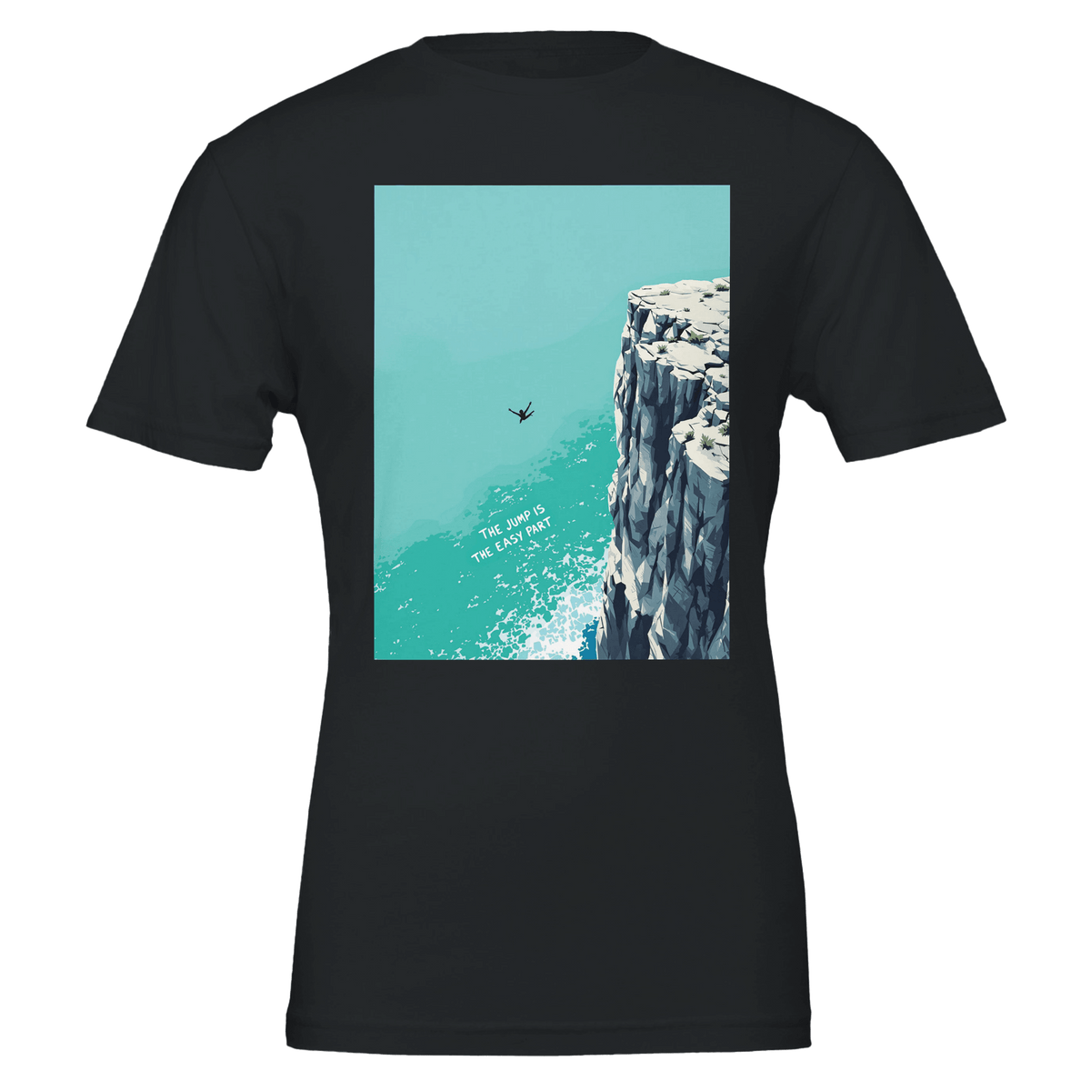Coasteering Cliff Jump T-Shirt | Adventure Sport Gift Tee - Wild Thread Co
