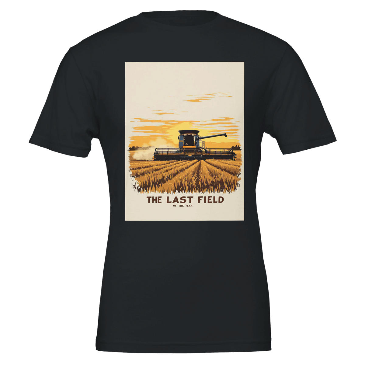 Combine Harvester Tee | The Last Field Harvest Shirt | Farming Gift - Wild Thread Co