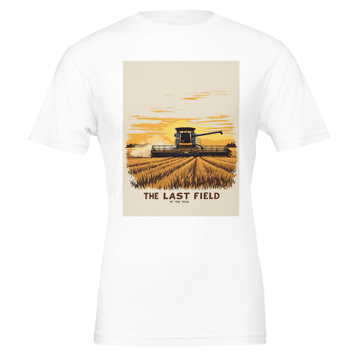 Combine Harvester Tee | The Last Field Harvest Shirt | Farming Gift - Wild Thread Co