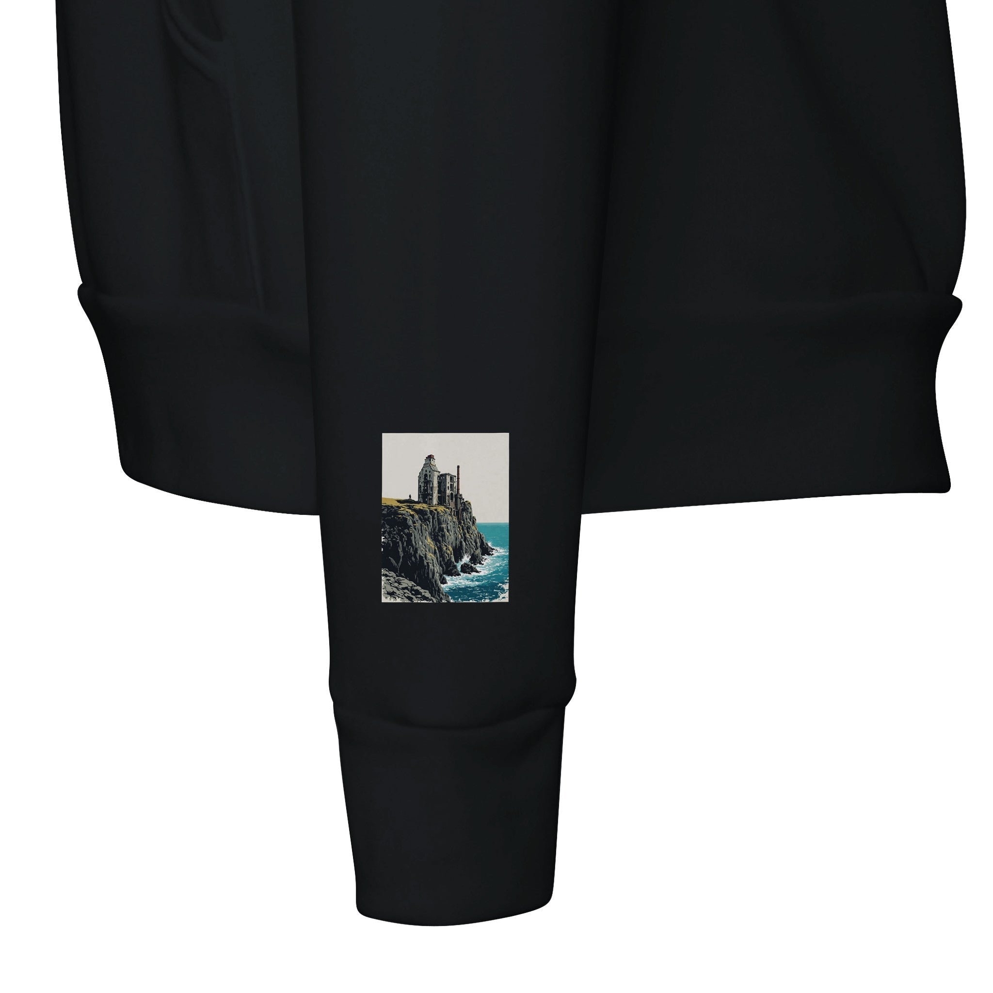 Cornish Tin Mine Hoodie | Heritage Cliff Design | Cornwall Gift Hoodie - Wild Thread Co