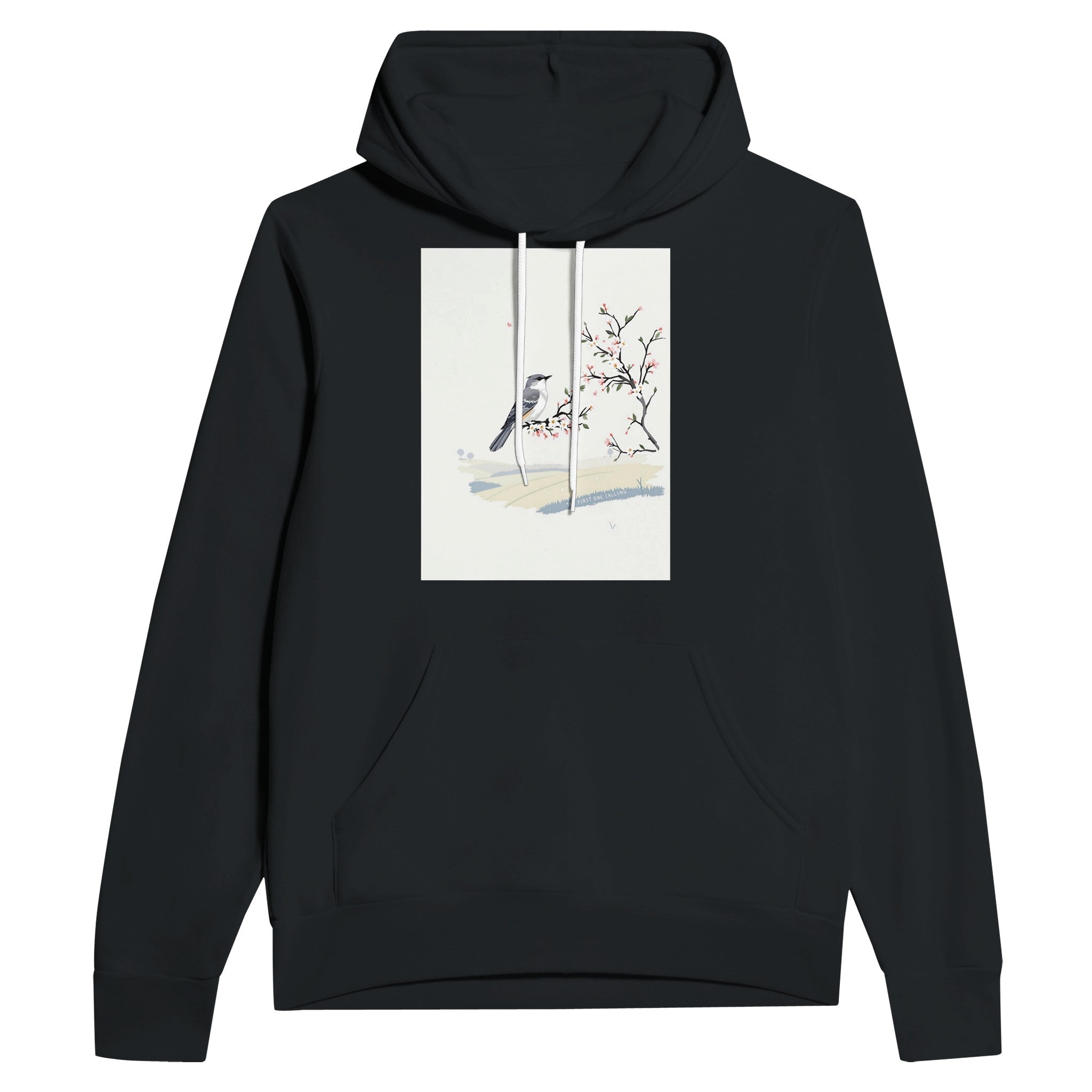 Cuckoo Spring Hoodie | British Bird Gift | Hawthorn Blossom Hoodie - Wild Thread Co