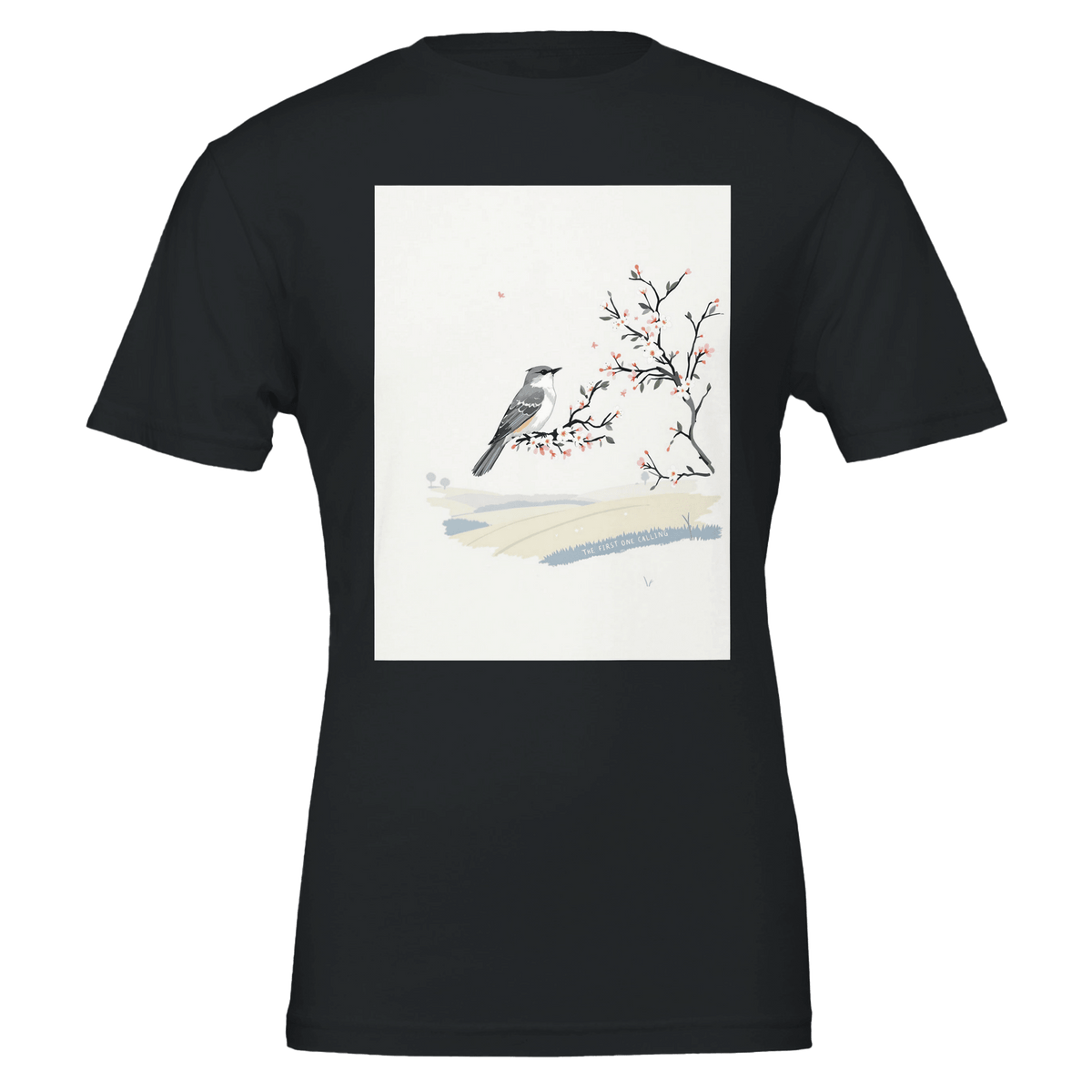 Cuckoo Spring Shirt | British Bird Gift | Hawthorn Blossom Tee - Wild Thread Co