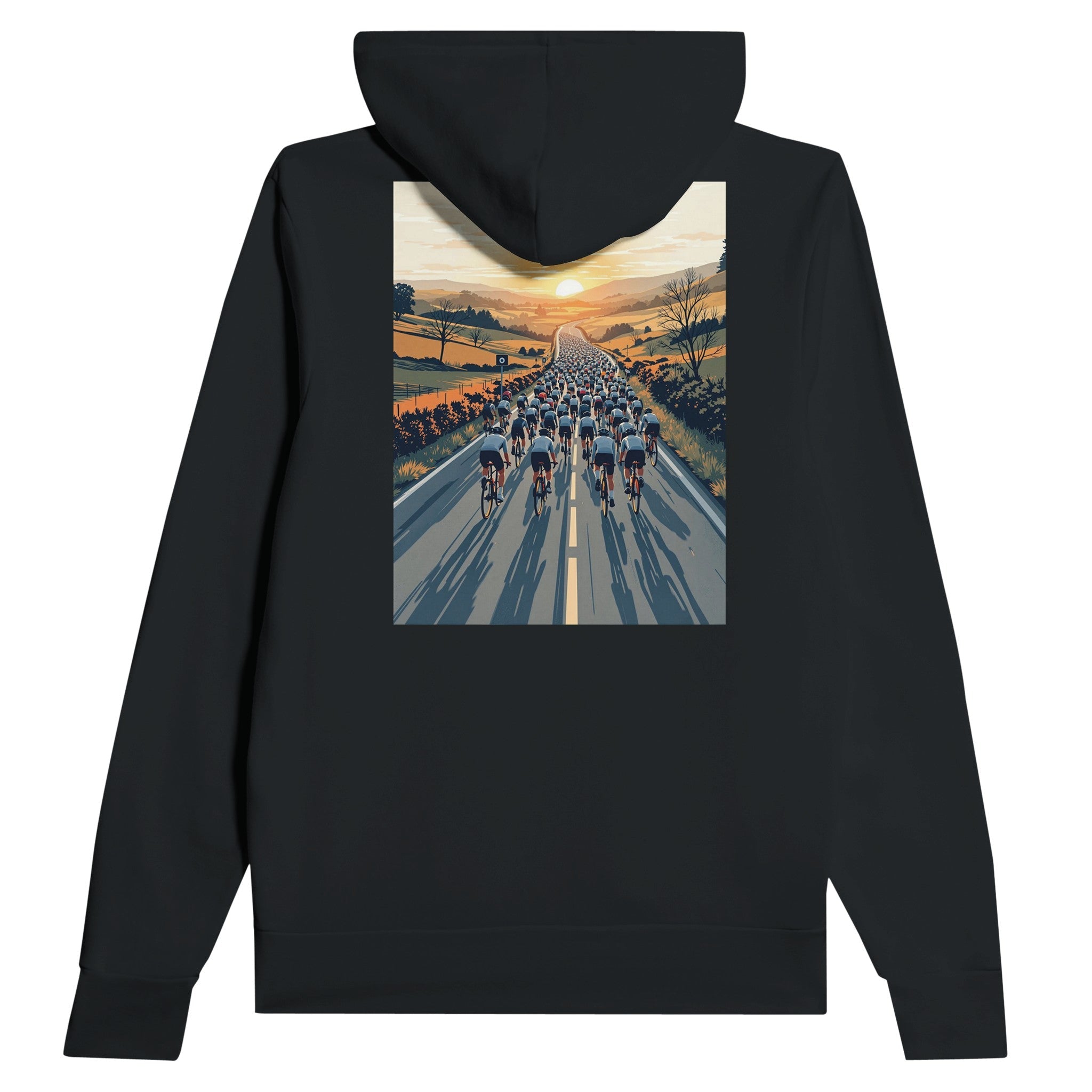 Cycling Sportive Dawn Mass Start Hoodie | Cycling Event Gift Hoodie - Wild Thread Co