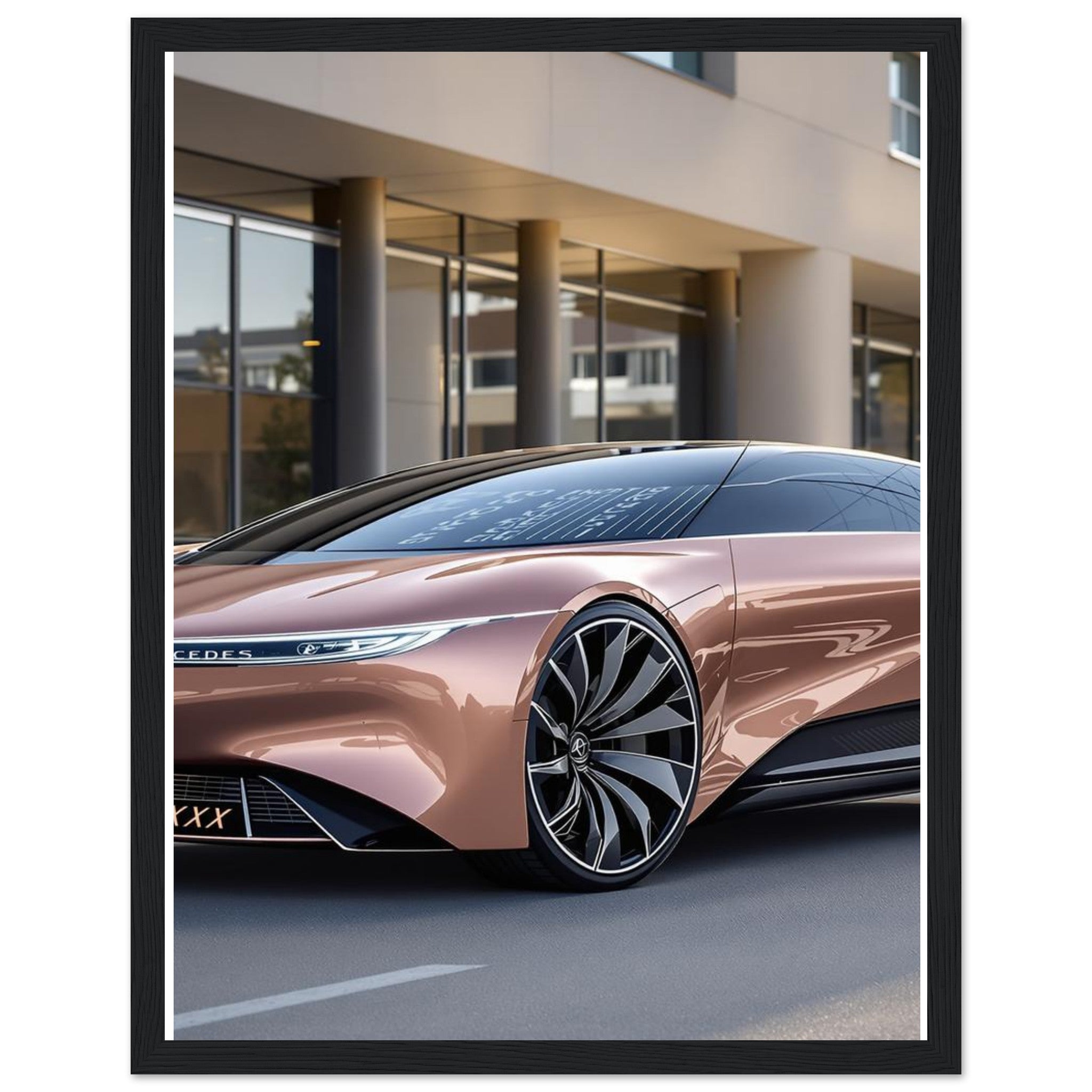 Mercedes Vision Eqxx — Framed Art Print | Wild Thread Co UK
