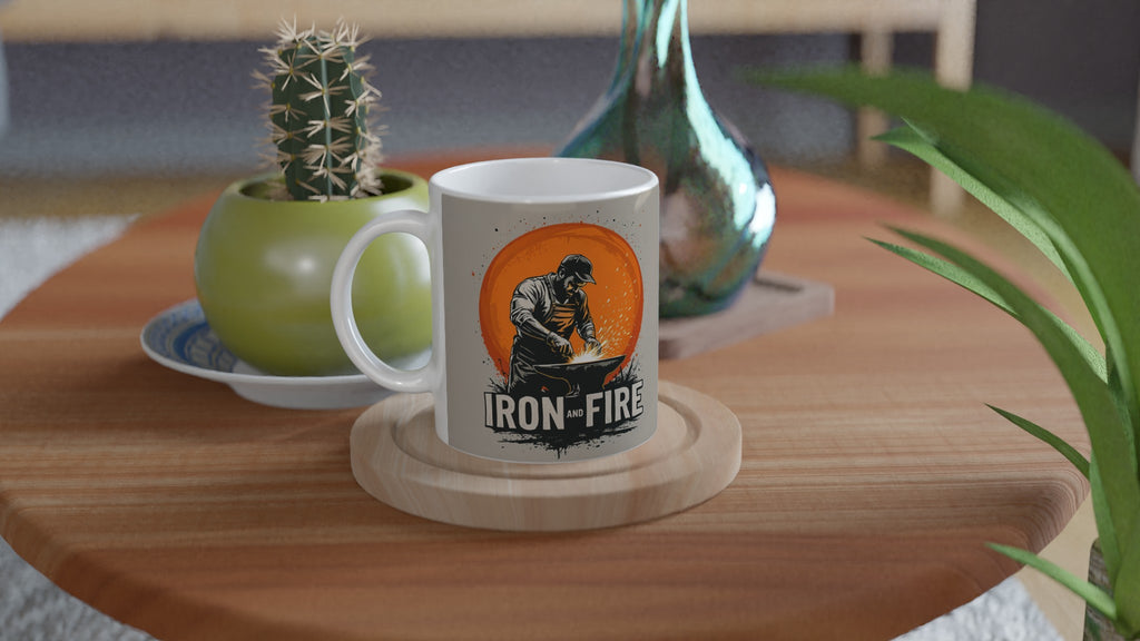 Blacksmith Forge Sparks Mug Coffee Tea Ceramic 11oz — Mug | Wild Thread Co