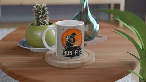 Blacksmith Forge Sparks Mug Coffee Tea Ceramic 11oz — Mug | Wild Thread Co
