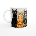 three cats in a row — Mug | Wild Thread Co UK