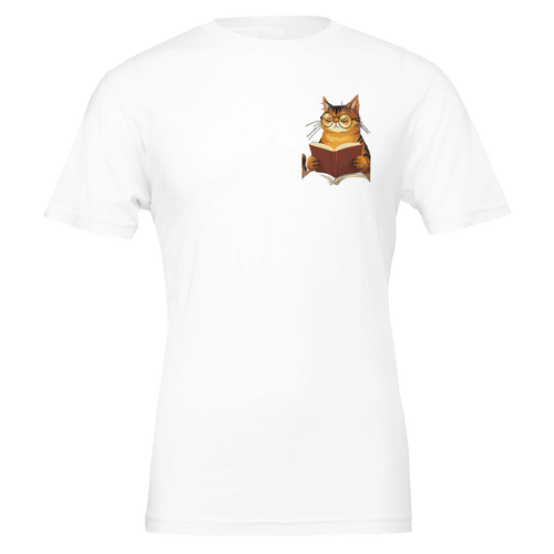Cat Reading Book T-Shirt — T-Shirt | Wild Thread Co