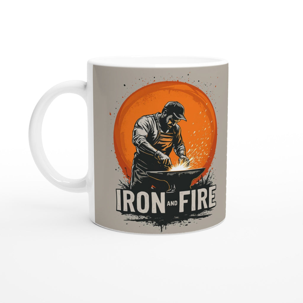 Blacksmith Forge Sparks Mug Coffee Tea Ceramic 11oz — Mug | Wild Thread Co