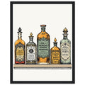 Dark Academia Apothecary Framed Art Print — detail view | Wild Thread Co