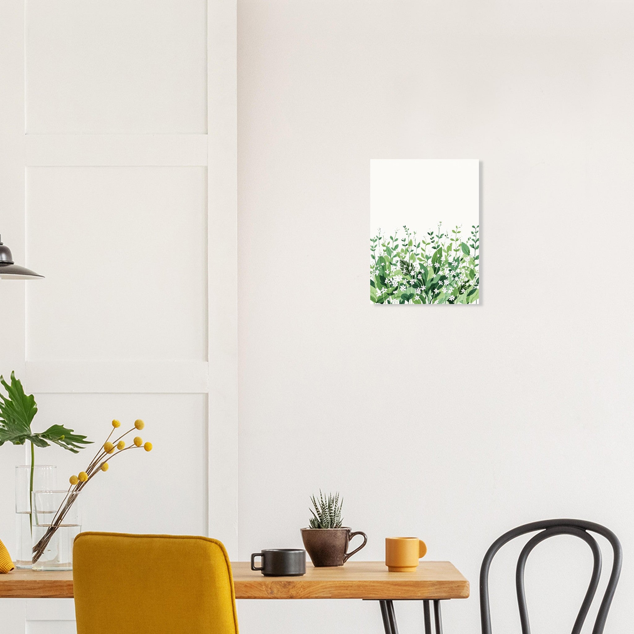 Wild Garlic Spring Woodland Art Print Print Material — detail view | Wild Thread Co