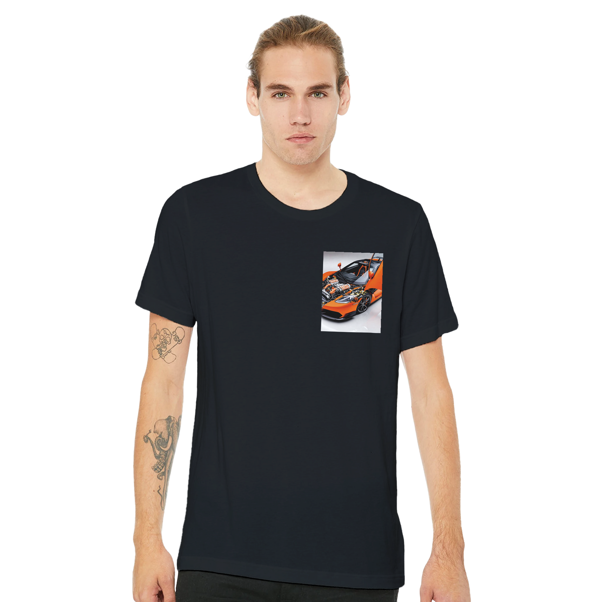 Mclaren F1 Orange T-Shirt — detail view | Wild Thread Co