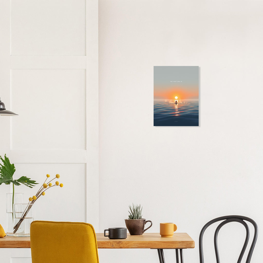 Dawn Swimmer Art Print Poster Wall Art UK — Art Print | Wild Thread Co