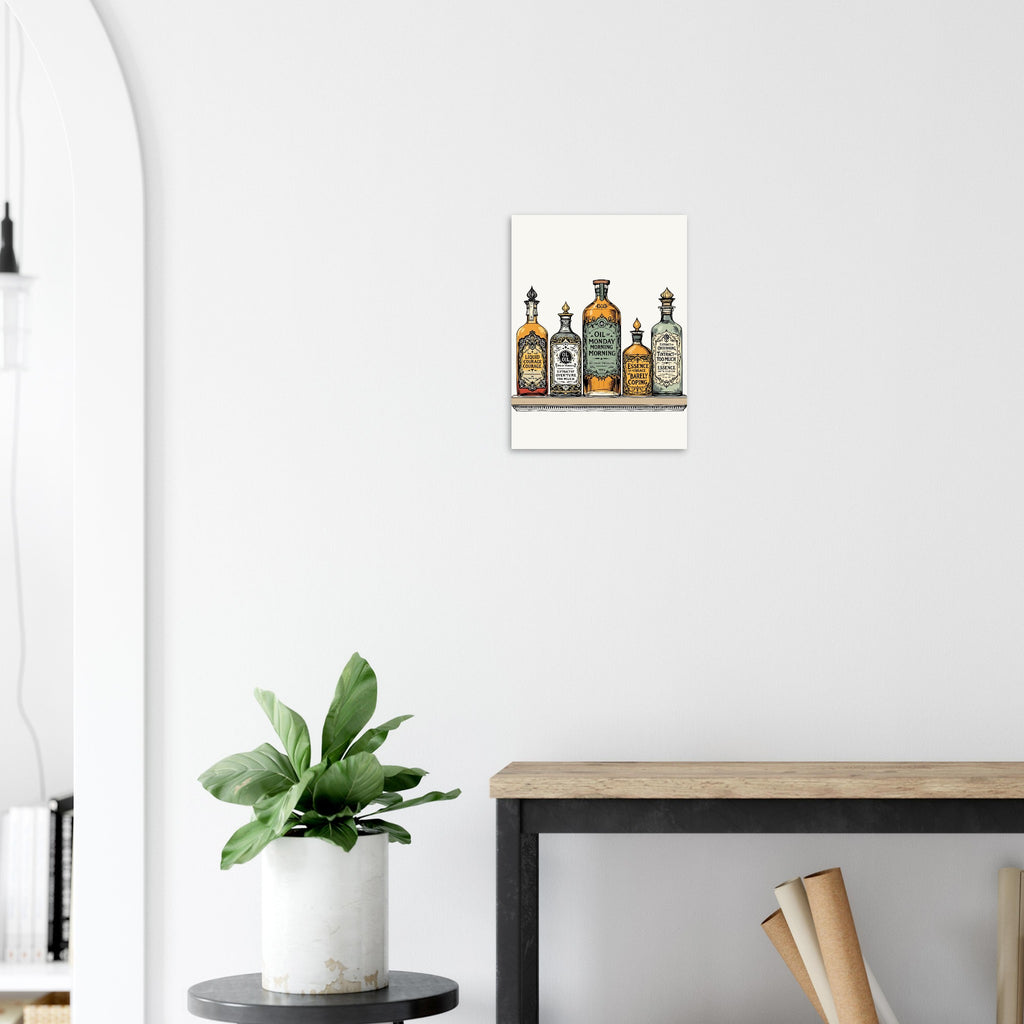 Dark Academia Apothecary Art Print Art Print — detail view | Wild Thread Co