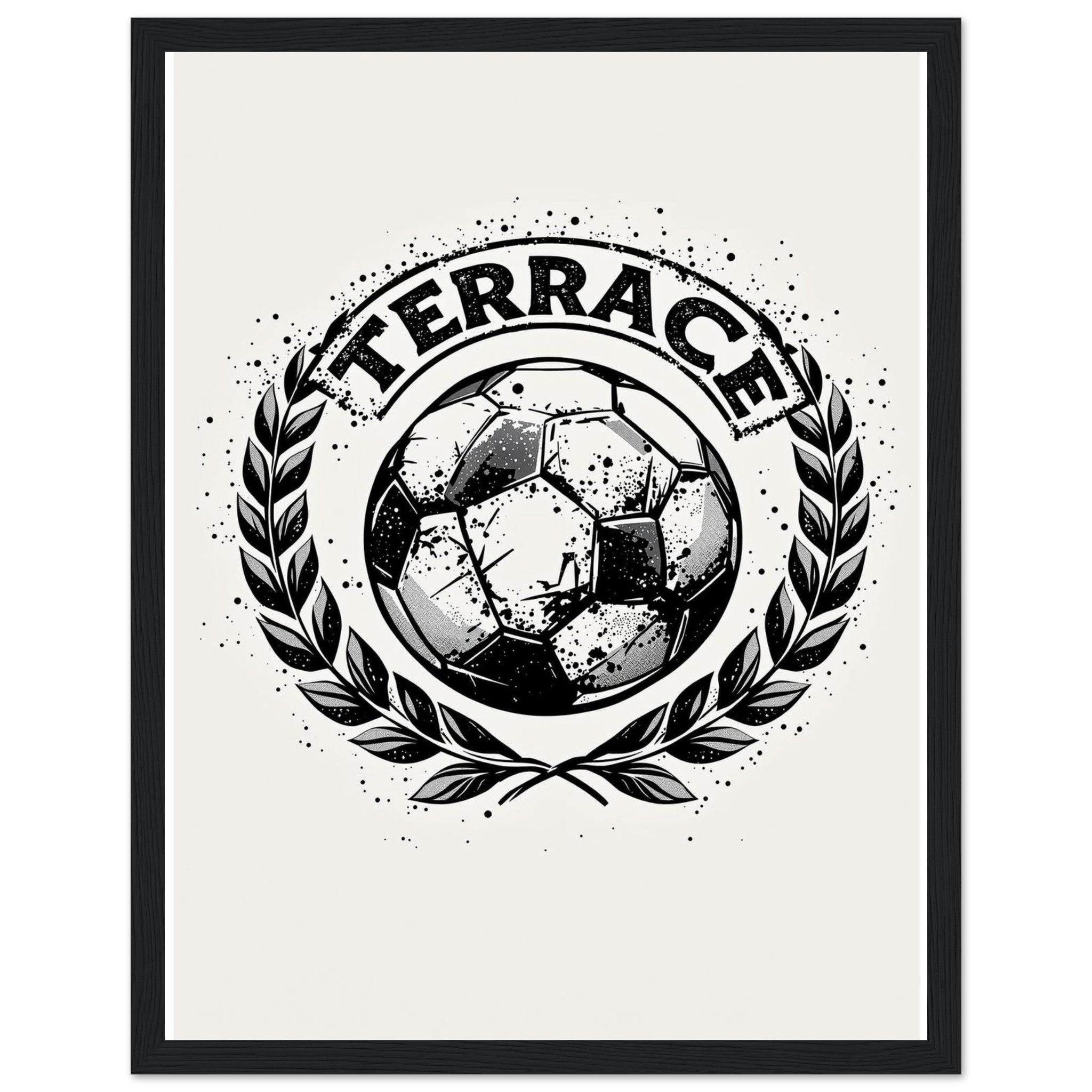 Retro Sports Football — Framed Art Print | Wild Thread Co UK