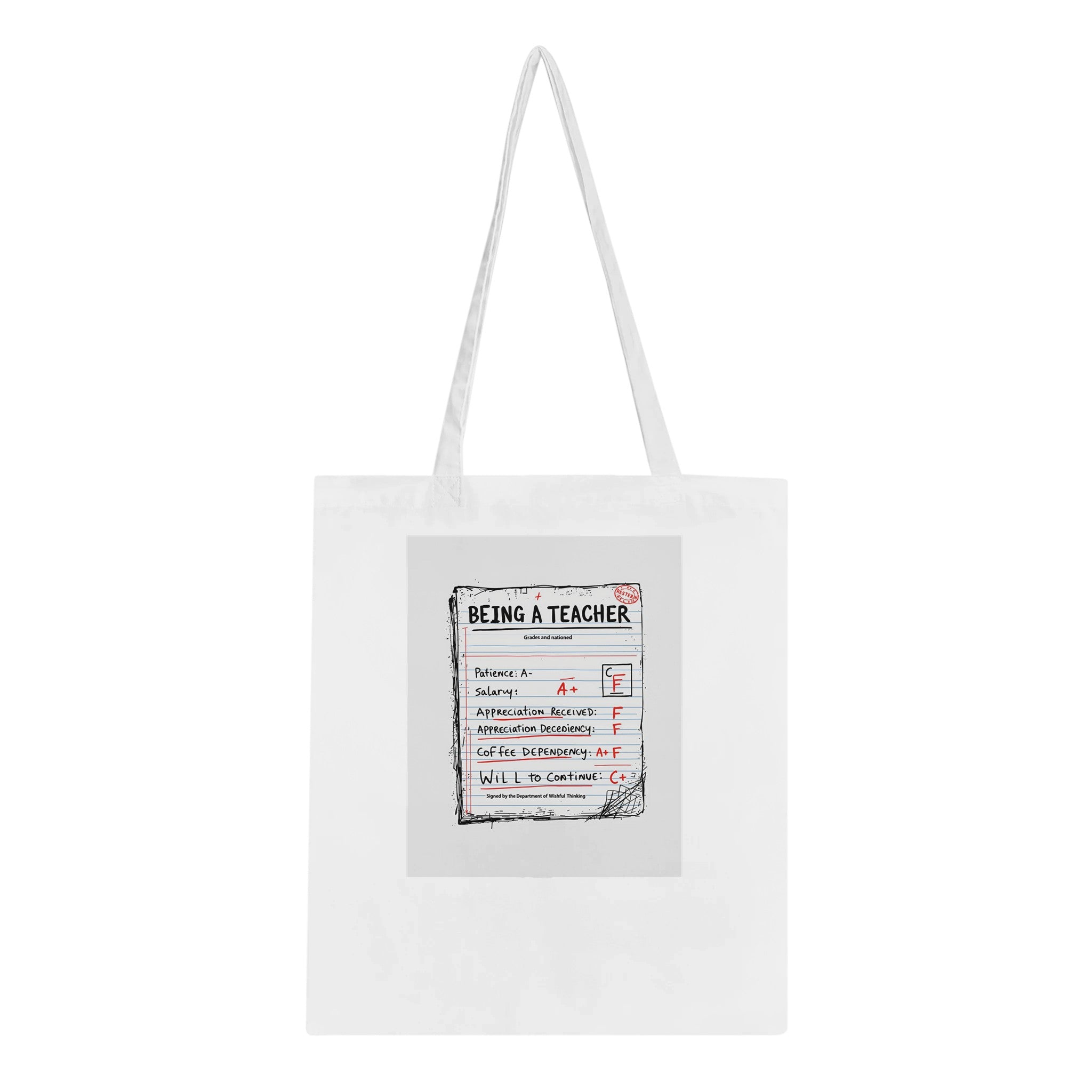 Teacher Tote Bag Cotton Shopper UK — Tote Bag | Wild Thread Co UK