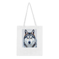 Husky Blue Eyes Tote Bag Cotton Shopper UK — Tote Bag | Wild Thread Co UK