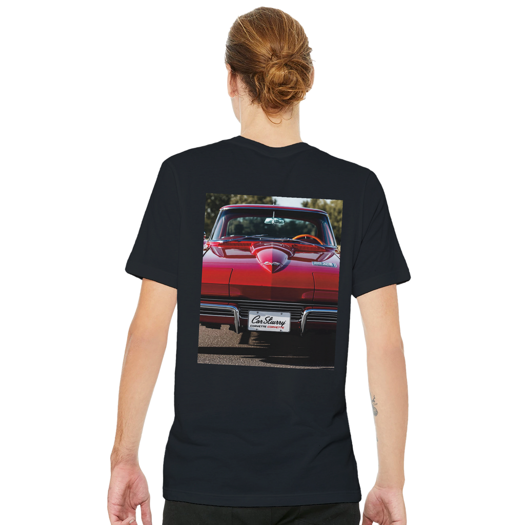 Corvette Stingray 63 UK Gift T-Shirt — detail view | Wild Thread Co