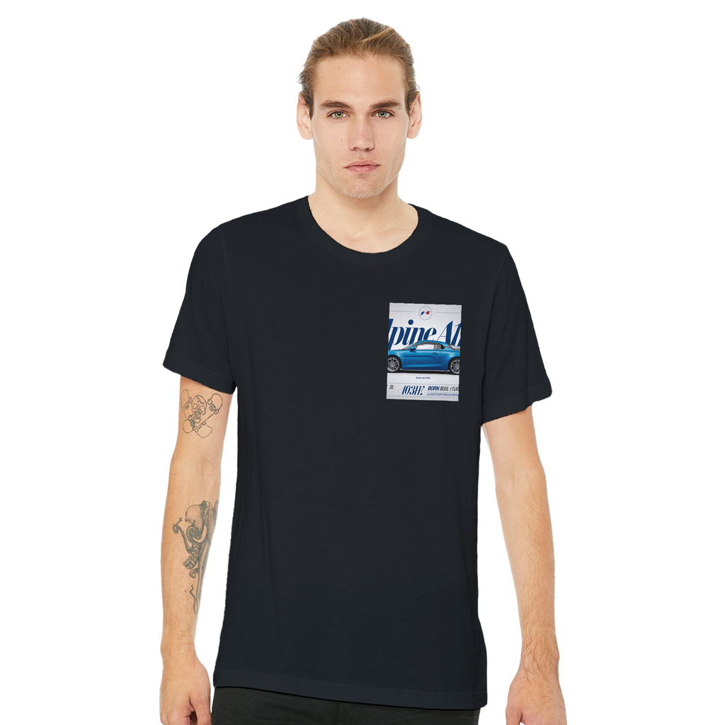 Alpine A110 Lightweight French Spec T-Shirt — detail view | Wild Thread Co