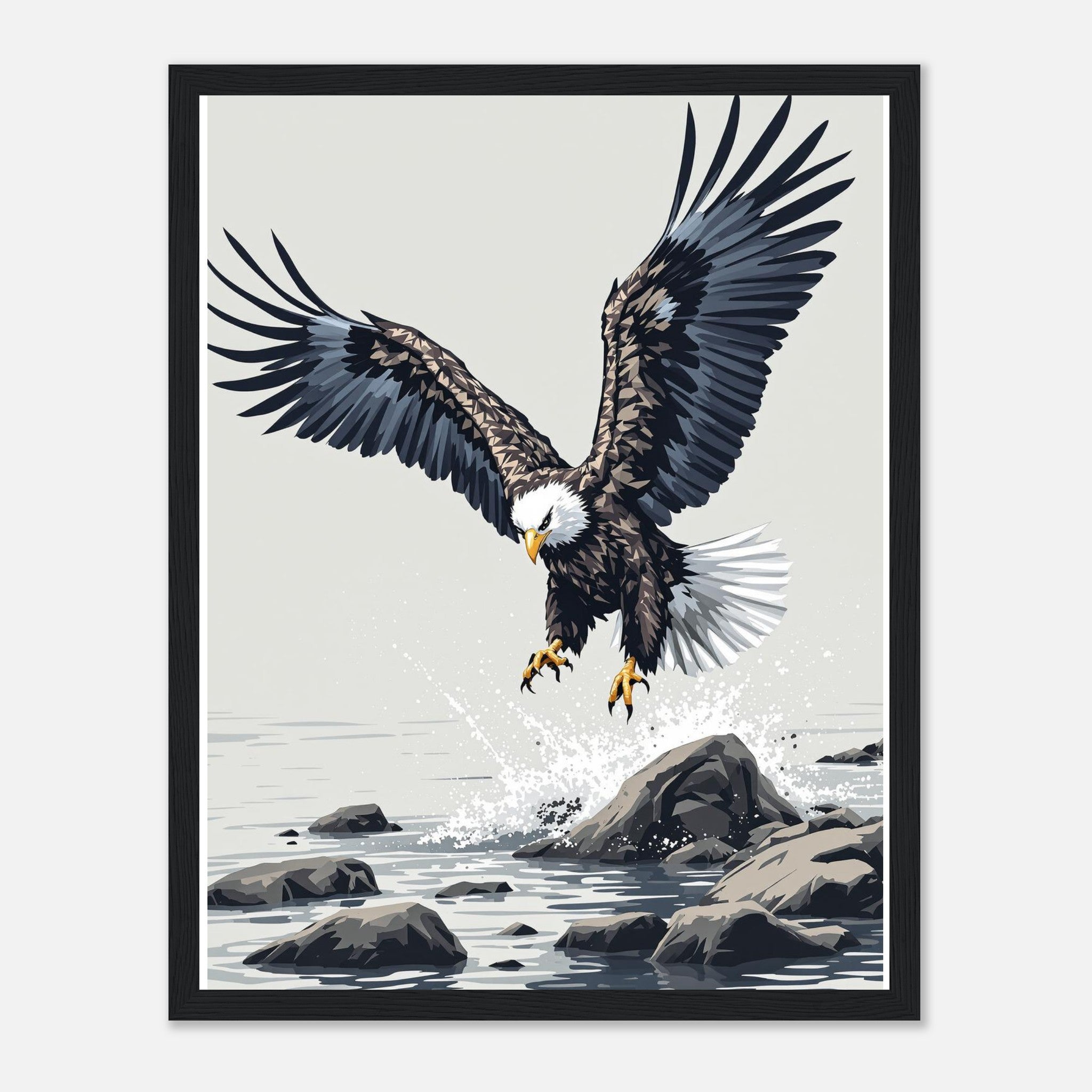 White-tailed Eagle Scotland Return Framed Print — Framed Art Print | Wild Thread Co