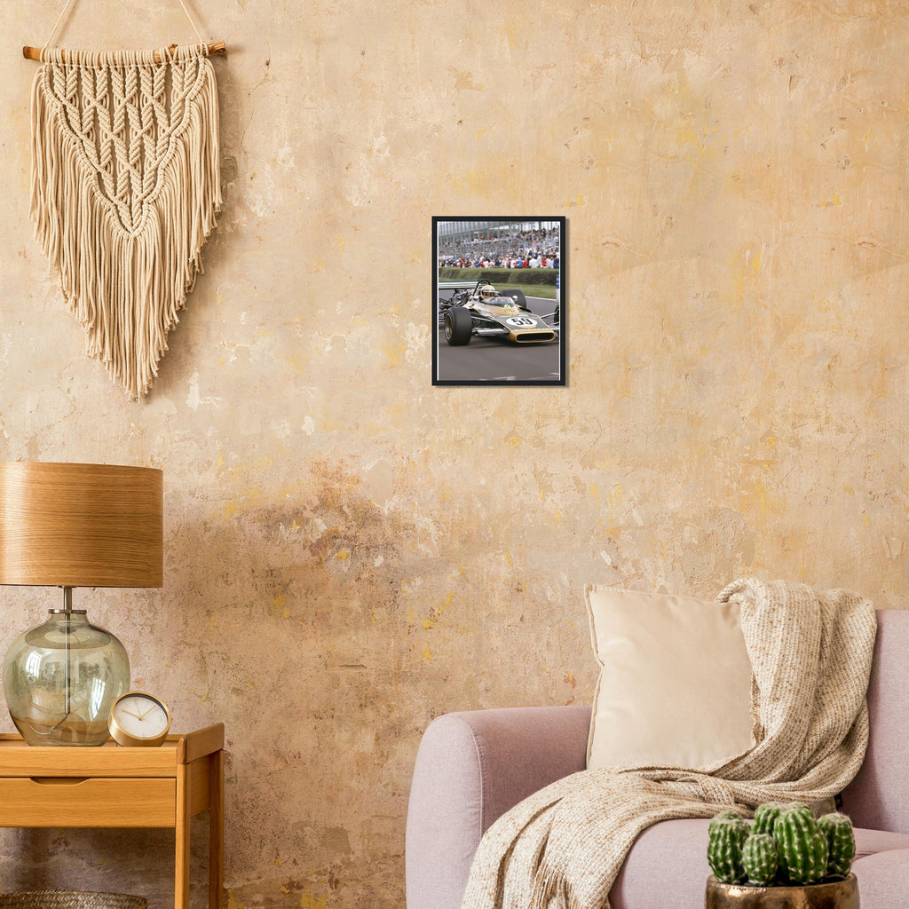 Silverstone Classic F1 Framed Art Print — detail view | Wild Thread Co