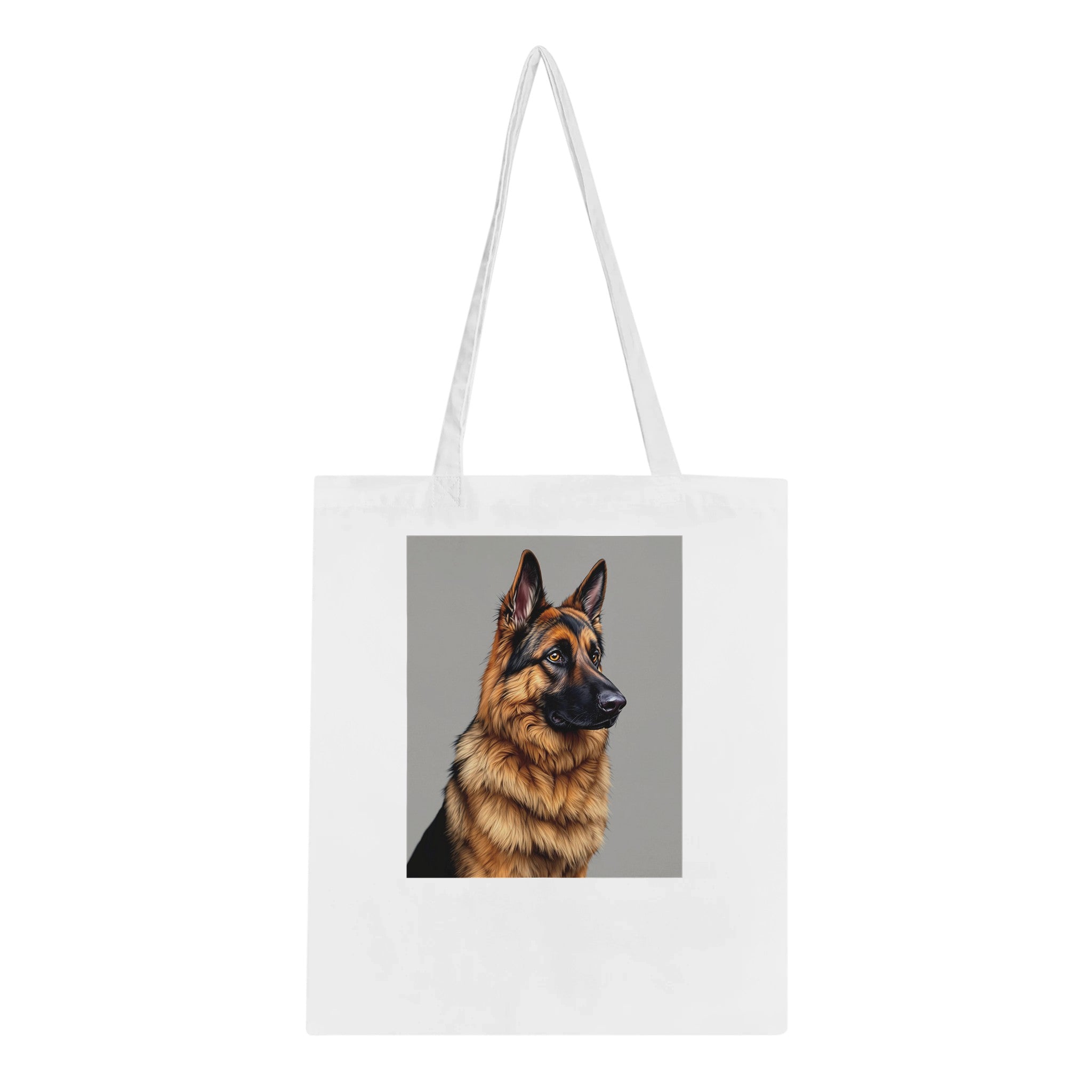 German Shepherd Noble Tote Bag Cotton Shopper UK — Tote Bag | Wild Thread Co