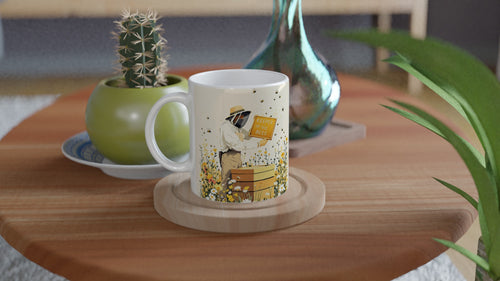 Beekeeper Meadow Hive Mug Coffee Tea Ceramic 11oz — Mug | Wild Thread Co
