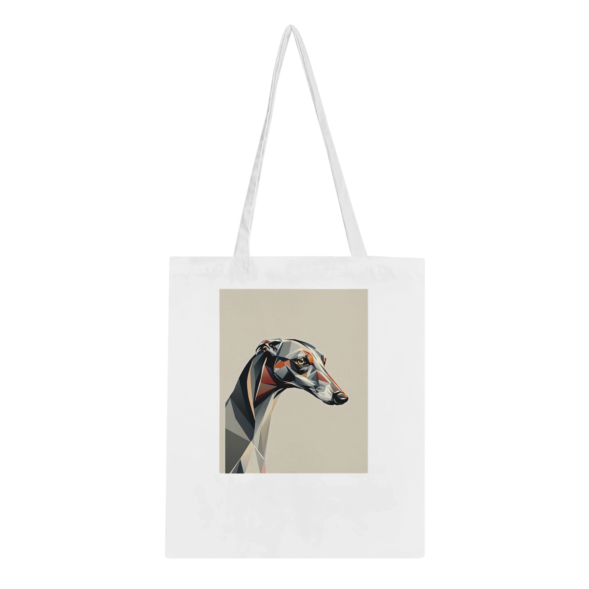 Greyhound Art Deco Tote Bag Cotton Shopper UK — Tote Bag | Wild Thread Co UK
