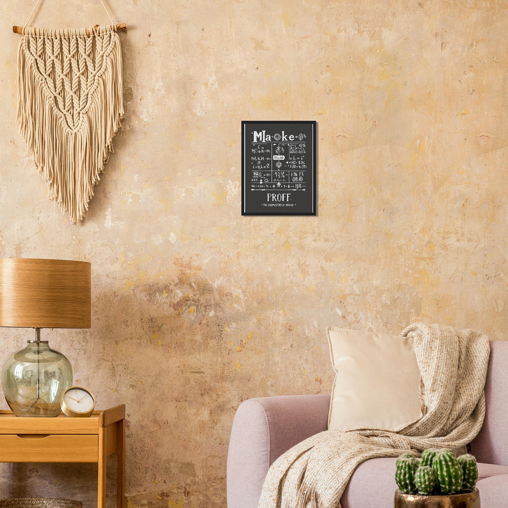 Baker Framed Print Wall Art Ready to Hang UK Framed Art Print — detail view | Wild Thread Co