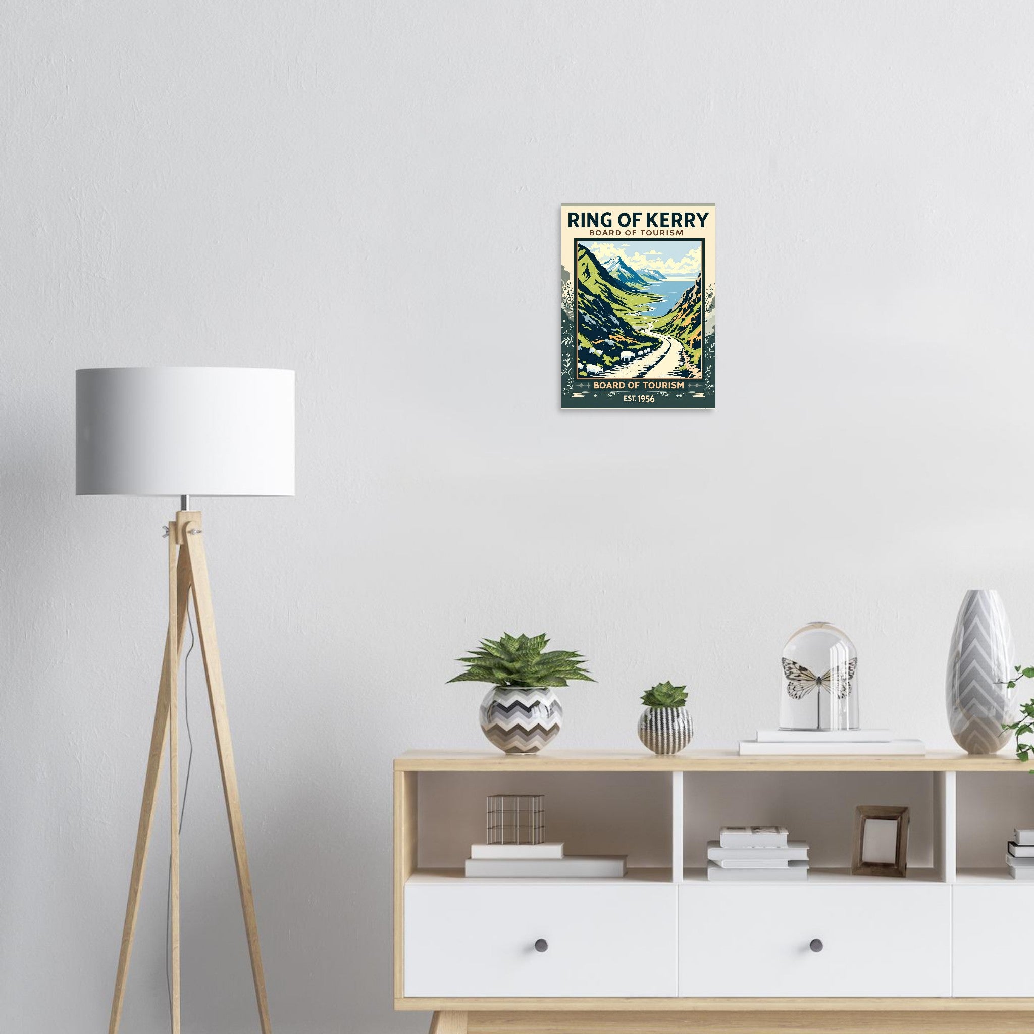 Ring Of Kerry Vintage Travel Poster — Art Print | Wild Thread Co UK