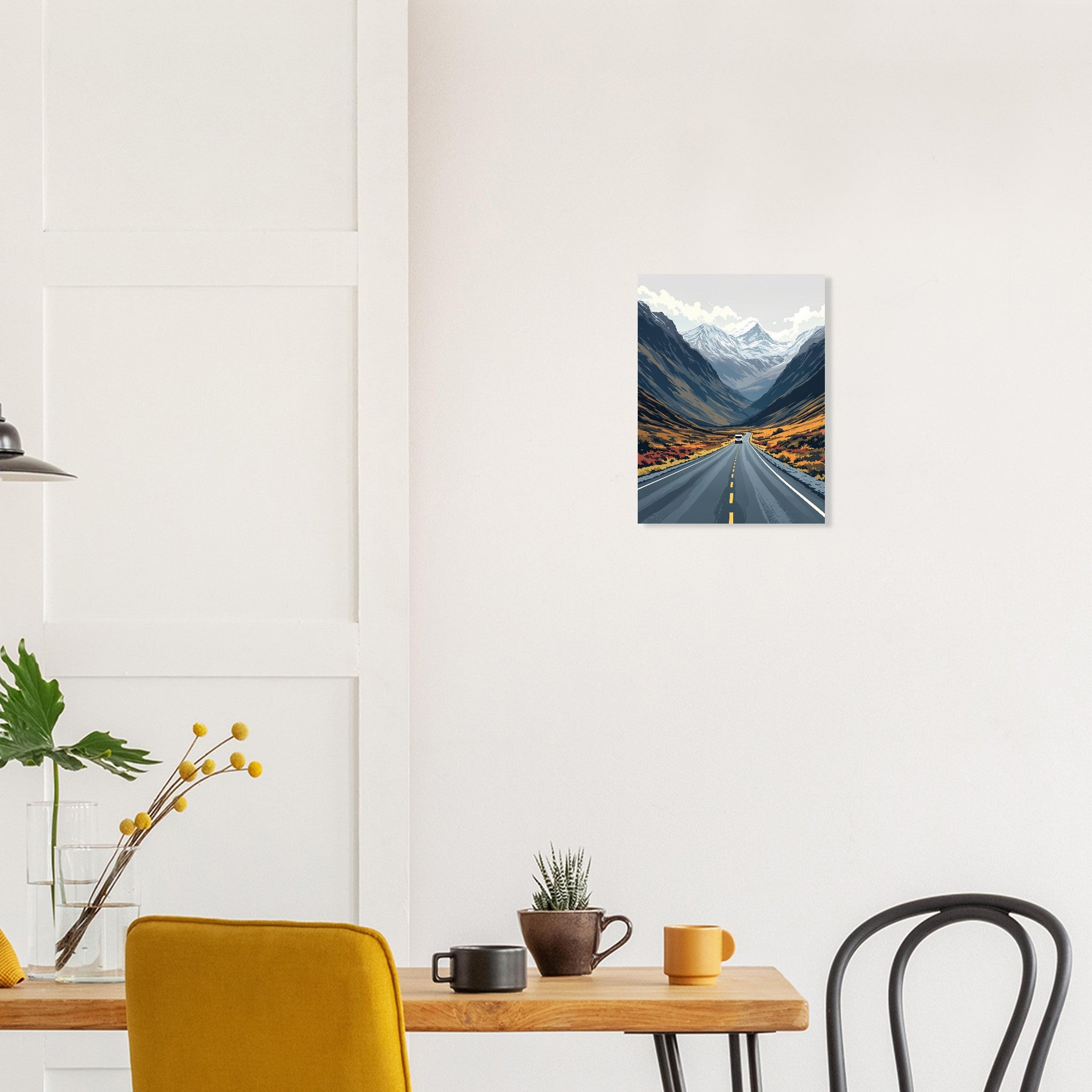 Glencoe Highland Scotland Road Art A1 Gift UK Art Print Poster Wall Art UK — Art Print | Wild Thread Co