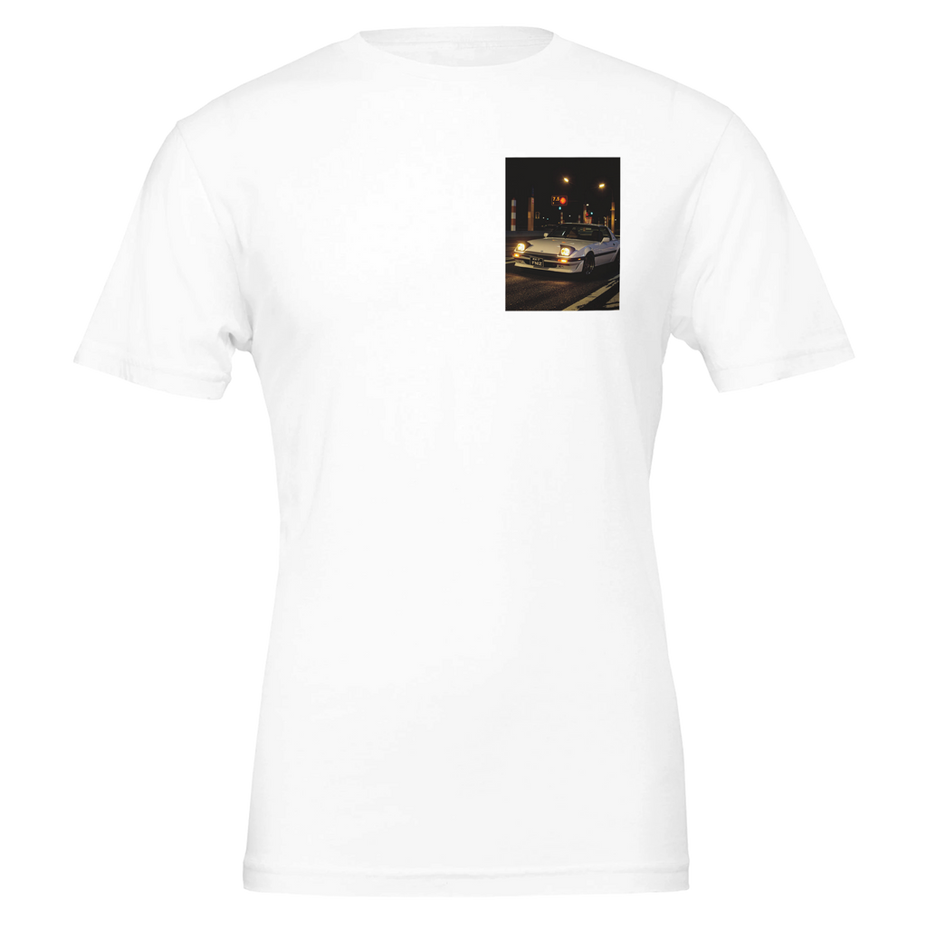 Rx7 Fc Turbo Night T-Shirt — detail view | Wild Thread Co
