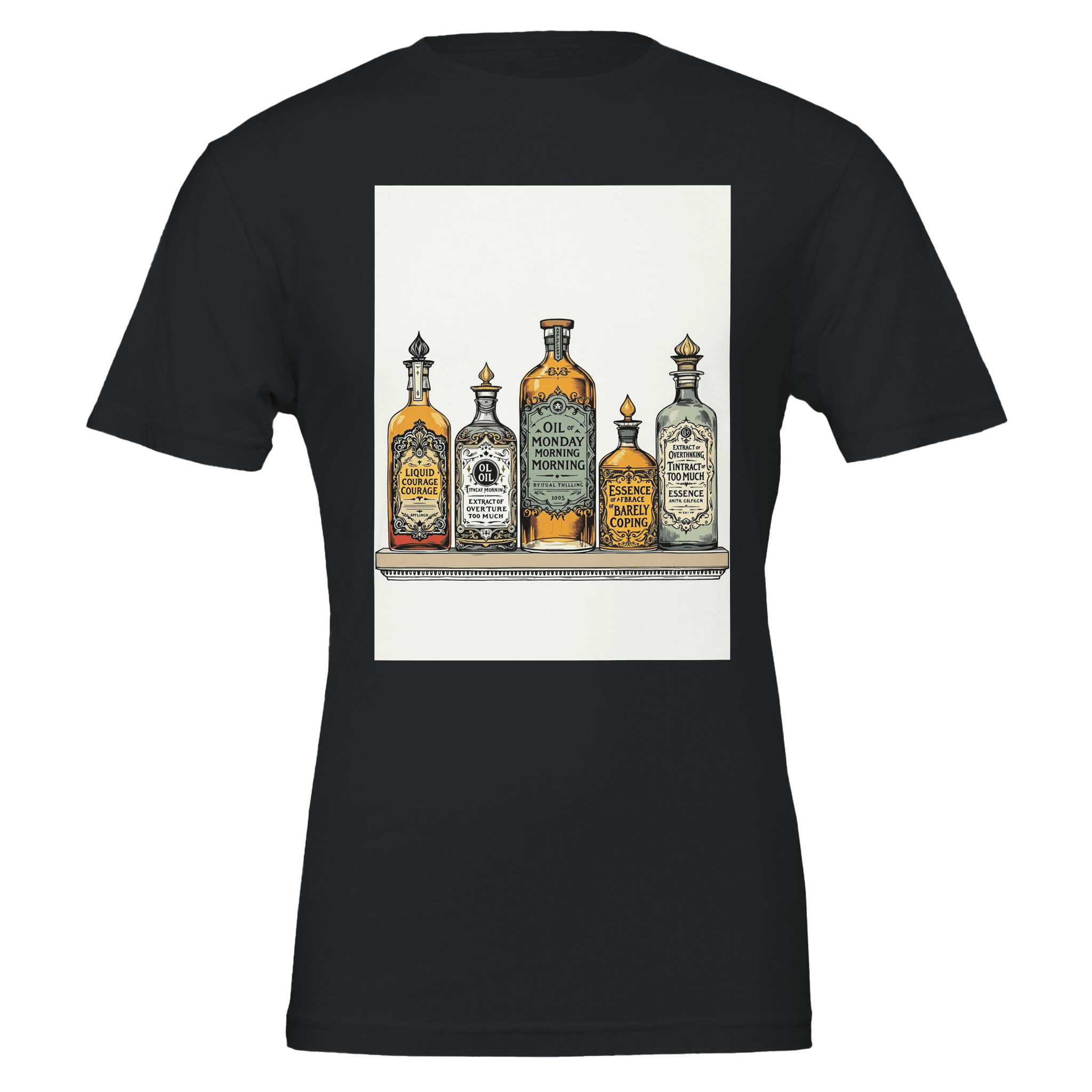 Dark Academia Apothecary T-Shirt | Witch Aesthetic Tee | Dark Humour - Wild Thread Co