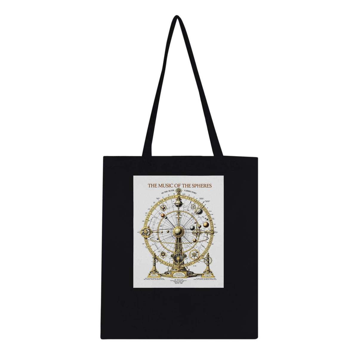 Dark Academia Astronomy Celestial Tote Bag Cotton Shopper UK - Wild Thread Co