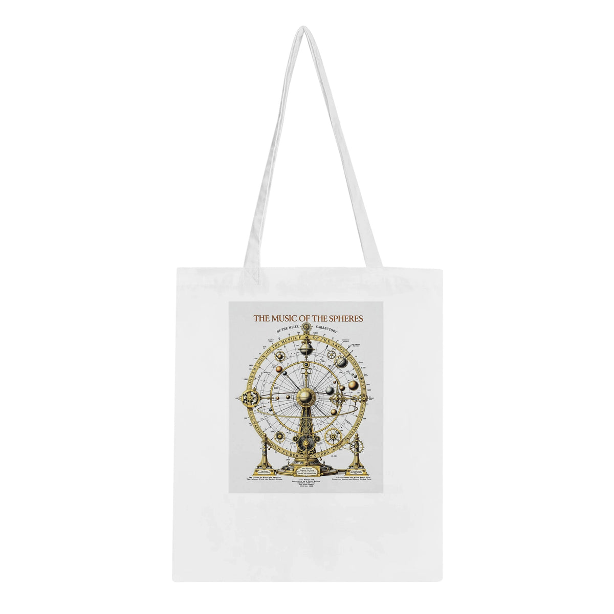 Dark Academia Astronomy Celestial Tote Bag Cotton Shopper UK - Wild Thread Co