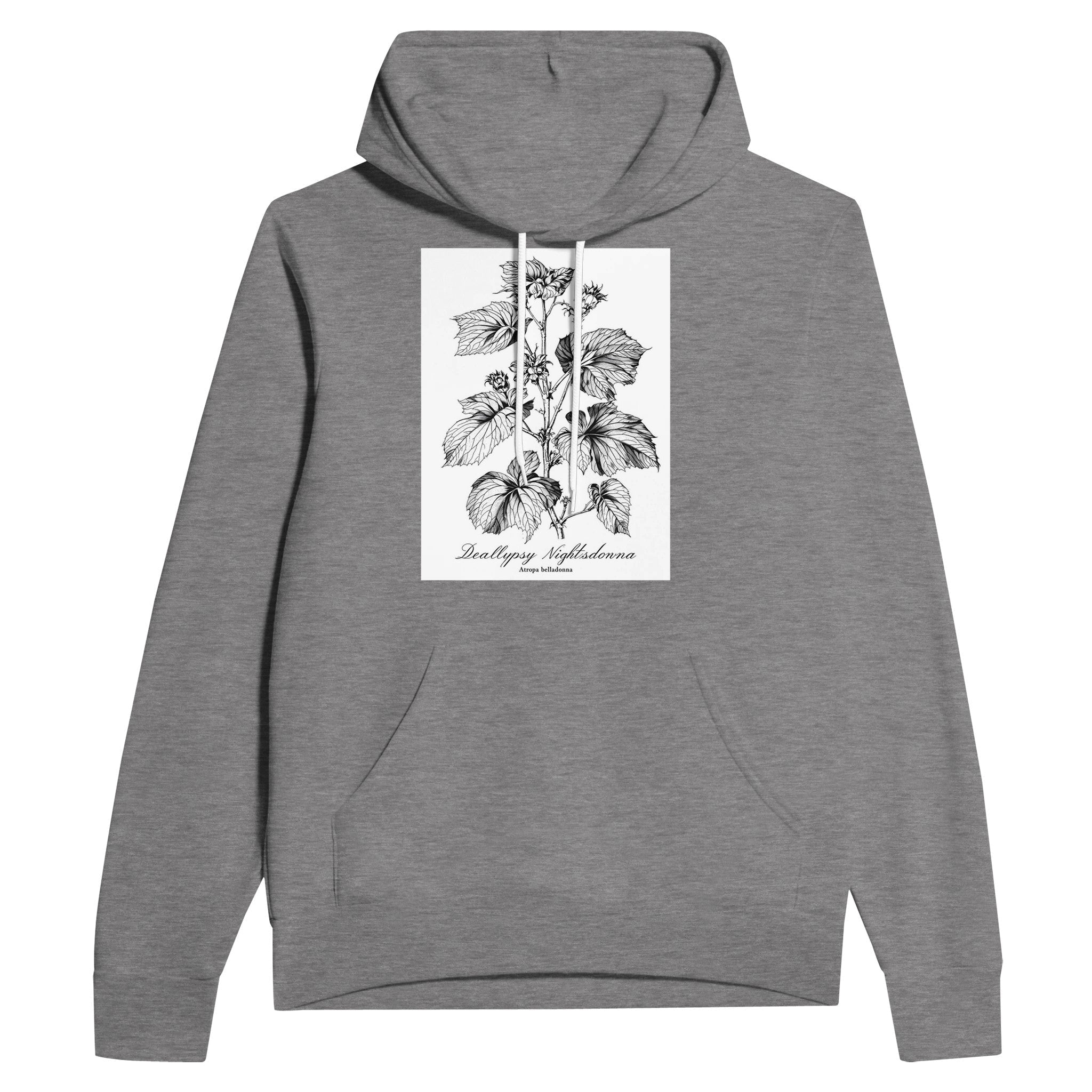 Dark Academia Gothic Botanical Nightshade Women's Hoodie - Bookish Gift - Wild Thread Co