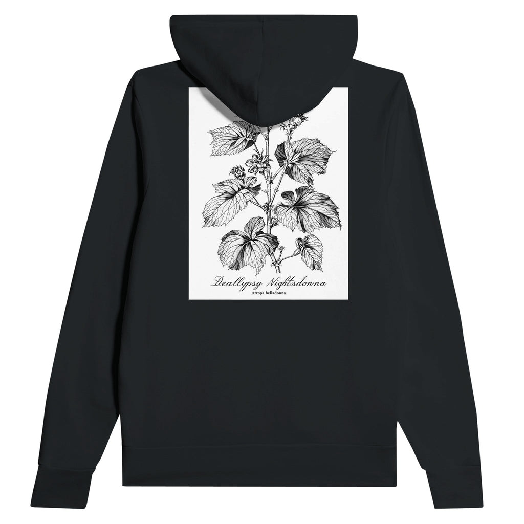 Dark Academia Gothic Botanical Nightshade Women's Hoodie - Bookish Gift - Wild Thread Co