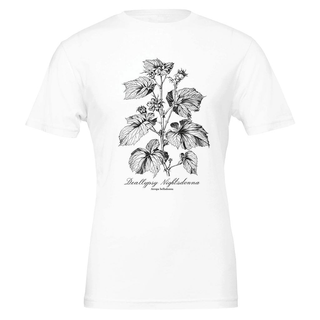 Dark Academia Gothic Botanical Tee | Atropa Belladonna Illustration - Wild Thread Co