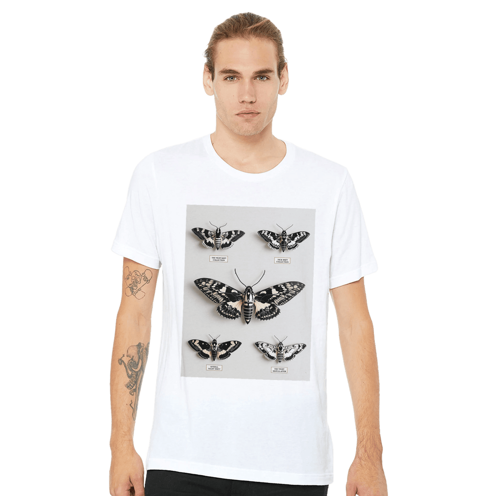 Dark Academia Moth Collector T-Shirt | Gothic Nature Entomology Tee - Wild Thread Co