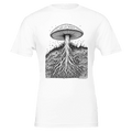 Dark Academia Mushroom Mycelium T-Shirt | Mycology Foraging Gift UK - Wild Thread Co