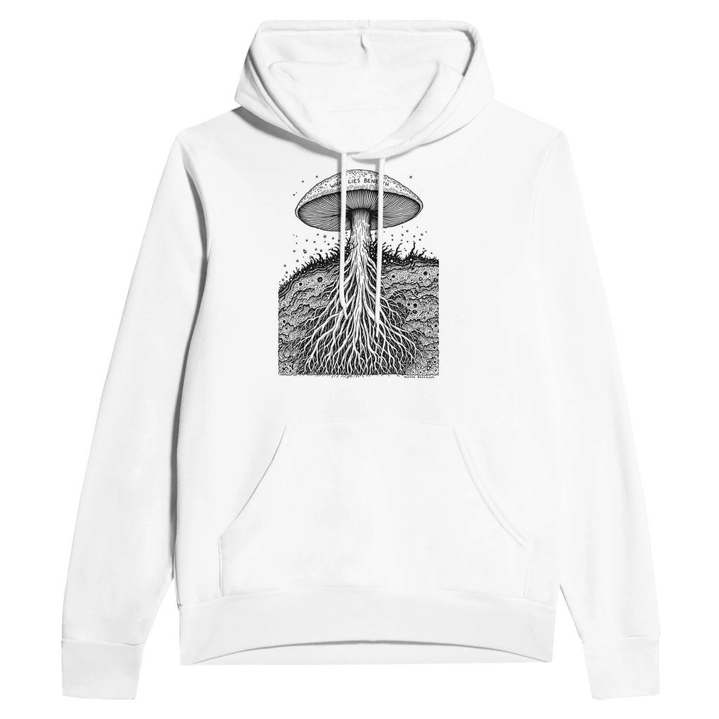 Dark Academia Mushroom Mycology Hoodie | Foraging Gift UK - Wild Thread Co