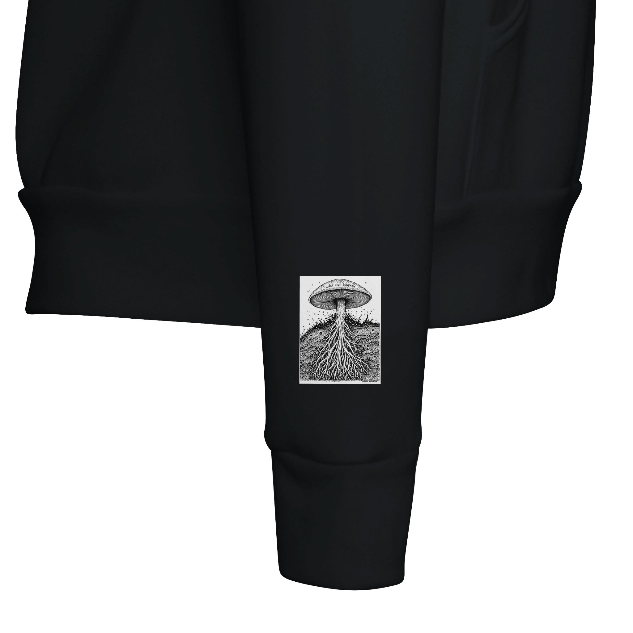 Dark Academia Mushroom Mycology Hoodie | Foraging Gift UK - Wild Thread Co